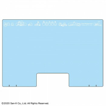 アクリルパーテーションL すみっコぐらし(窓付) SG15000M【メーカー直送：代金引換不可：同梱不可】【北海道・沖縄・離島は配達不可】