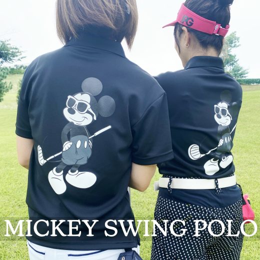 7th HEAVEN/ MICKEY POLO SHIRTゴルフウェア レディース/メンズ 半袖 ポロシャツ MICKEY SWING POLO 【新品】ゴルフ GOLF ミッキーマウス