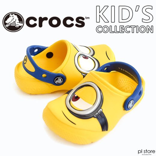 【57％OFF/ラスト1】 クロックス CROCS ファン ラブ ミニオンズ クロッグ キッズ ミニオン ユニバーサル ピクチャーズ 子供 男の子 女の子 ユニセックス 軽量 軽い サンダル シューズ 靴 スポーツサンダル 海 山 レジャー アウトドア 室内履き シンプル カジュアル 204113