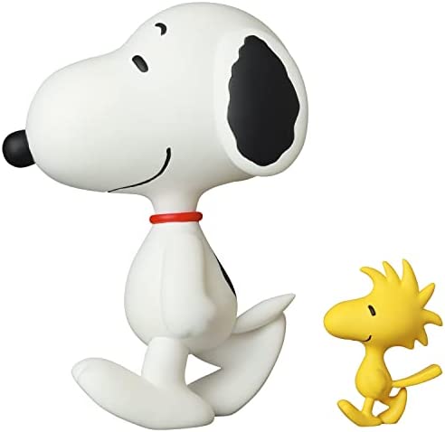 VCD ヴァイナルコレクティブルドールズ No.385 SNOOPY & WOODSTOCK スヌーピー & ウッドストック 1997 Ver. 各全高約160/70mm 塗装済み 完成品 フィギュア