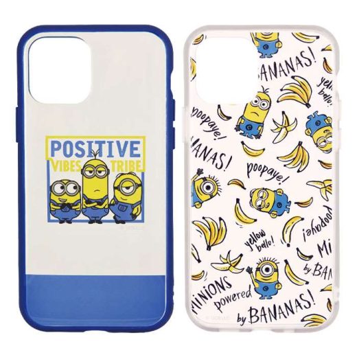 iPhone12 iPhone12Pro 対応 6.1インチ ケース カバー IIIIfit Clear イーフィットクリア 怪盗グルー ミニオンズ MINIONS ハイブリッドケース iPhoneケース