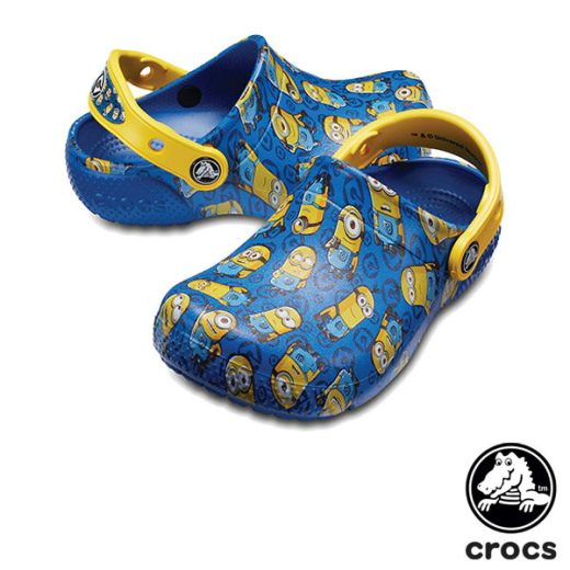 クロックス(CROCS) クロックス ファン ラブ ミニオンズ グラフィック クロッグ キッズ(crocs fun lab Minions graphic clog kids) サンダル【ベビー & キッズ 子供用】 [AA]【40】