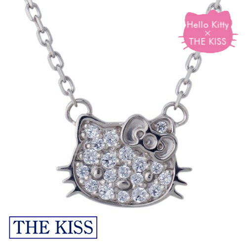 ハローキティ ネックレス HelloKitty ネックレス シルバー レディース 女性 THE KISS ザキッス ザキス コラボ ネックレス KITTY-03CB アクセサリー かわいい おしゃれ 人気 ブランド サンリオ キティちゃん グッズ 彼女 娘 お祝い 誕生日 記念日 プレゼント ギフト