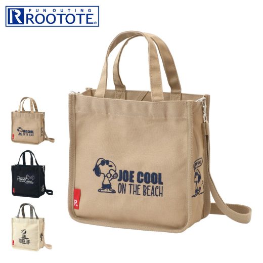 ルートート ピーナッツ トートバッグ レディース 8254 ROOTOTE | ミニトート 2WAY ショルダーバッグ スヌーピー 帆布 IP スクエア キャンバス Peanuts7Q ワンマイルバッグ[PO10][即日発送]