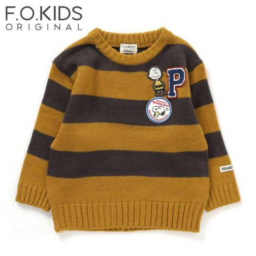 F.O.KIDS(エフ・オー・キッズ) PEANUTS3色3柄ニット スヌーピー コラボ 120 MS R513012