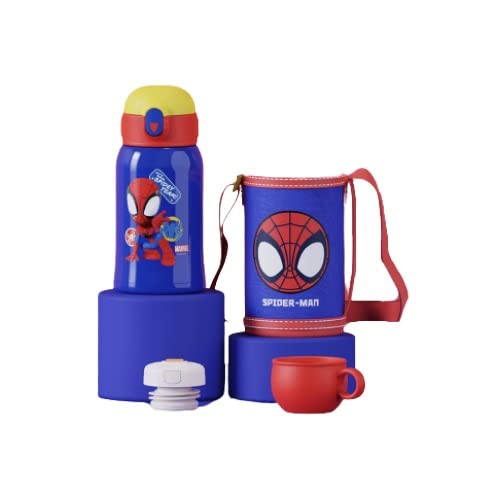 スパイダーマン ミッキーマウス 水筒 魔法瓶 子供 贈り物 真空断熱 520ml 316ステンレス 通勤 通学 誕生日 子ども かわいい zarker