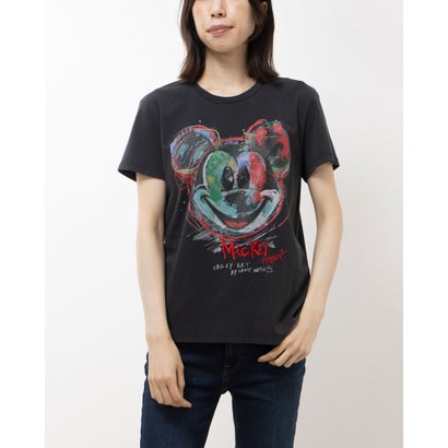 デシグアル Desigual ミッキーマウス アーティTシャツ （グレー/ブラック）