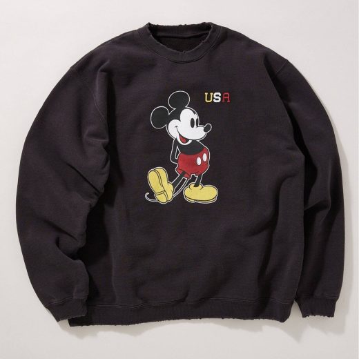 JOURNAL STANDARD 《予約》【MICKEY MOUSE/ミッキーマウス * JS】 DAMAGE SWEAT ジャーナル スタンダード トップス スウェット・トレーナー ホワイト ブルー イエロー【送料無料】