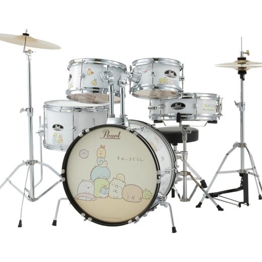 【数量限定】 Pearl RSJ465/C #SG すみっコぐらし Roadshow Jr フルドラムセット キッズサイズ バスドラム16