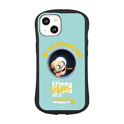 グルマンディーズ 『ミニオンズ フィーバー』シリーズ iPhone13 (6.1インチ) 対応 ハイブリッドガラスケース MINION AIR MINI-352B