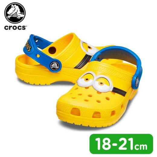 【30％OFF】クロックス(crocs) ファンラブ アイアム ミニオン クロッグ キッズ(fun lab I am Minions clog k) キッズ/サンダル/シューズ/子供用[C/A]