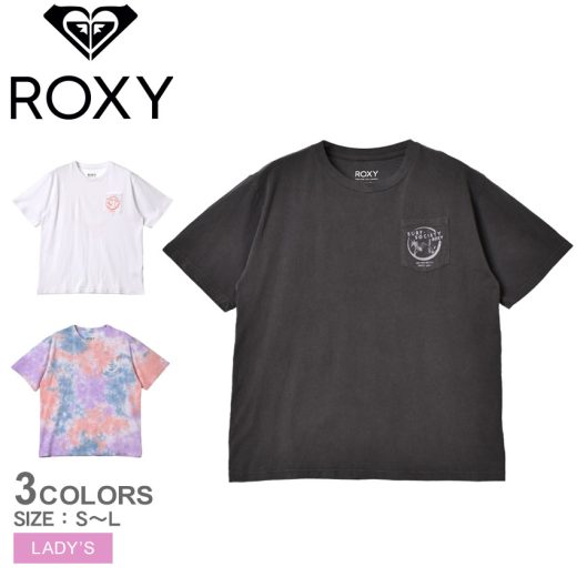 【ゆうパケット配送】 ロキシー Tシャツ ROXY PEANUTS SURF SOCIETY ROXY S/S Tシャツ レディース ブラック 黒 ホワイト 白 PEANUTS SURF SOCIETY ROXY SST RST231089 PEANUTS コラボ キャラクター スヌーピー ウエア 半袖 トップス カジュアル スポーティ