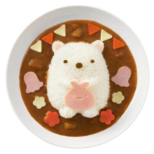 ごはん型 すみっコぐらし （ しろくま ご飯型 ご飯抜き型 デコカレー キャラカレー 簡単 子供 ライス型 ご飯押し型 デコ型 押し型 キッズ ） 【39ショップ】