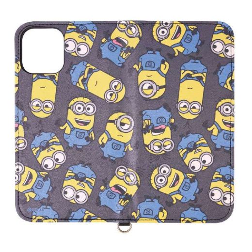 iPhone12 iPhone12Pro 対応 6.1インチ ケース カバー フリップカバー 怪盗グルー ミニオンズ MINIONS 二つ折り 手帳型