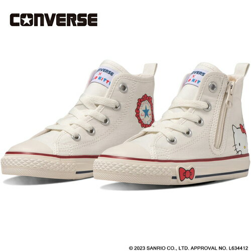 ★30日限定400円OFFクーポン配布中★ コンバース CONVERSE キッズ スニーカー チャイルド オールスター N ハローキティ Z HI ホワイト 37302790