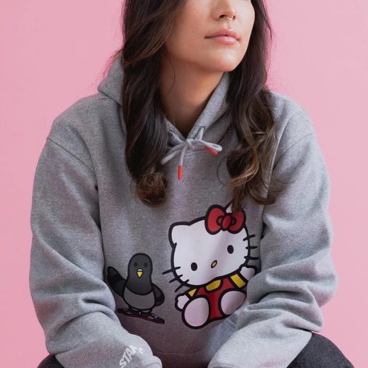 STAPLE×Hello Kitty Friends Hoodie GRAY