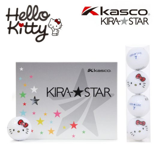 【代引手数料無料】Hello Kittyコラボ★キティちゃんフェイスボール（1ダース：12個） (ゴルフウェア レディース ゴルフウエア)