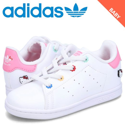 アディダス オリジナルス adidas Originals スタンスミス スニーカー ベビー キッズ ハローキティ コラボ Hello Kitty STAN SMITH ホワイト 白 ID7232