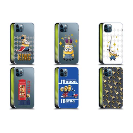 公式ライセンス Minions ミニオン・ブリティッシュ・インベージョン ソフトジェルケース Apple iPhone 電話 ミニオンズ 怪盗グルー スチュアート デイブ ケビン カール 可愛い キャラクター