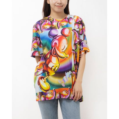 デシグアル Desigual ミッキーマウス マルチカラー オーバーサイズTシャツ （マルチ）