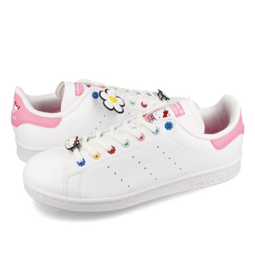 15時までのご注文で即日発送 adidas STAN SMITH J HELLO KITTY アディダス スタンスミス J ハローキティ レディース スニーカー ローカット FTWR WHITE/FTWR WHITE/BLISS PINK ホワイト id7230