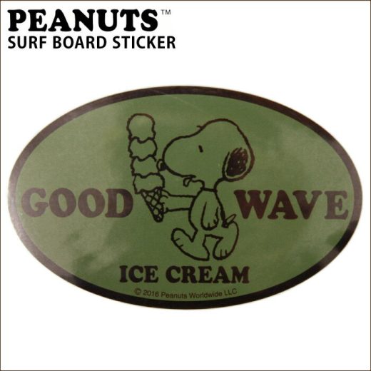 【10/15限定★抽選で最大100%PTバック】 PEANUTS ピーナッツ SURFBOARD STICKER SNP-0058 サーフボードステッカー スヌーピー SNOOPY シール ステッカー カスタム スケートボード サーフィン スノーボード 【あす楽対応】