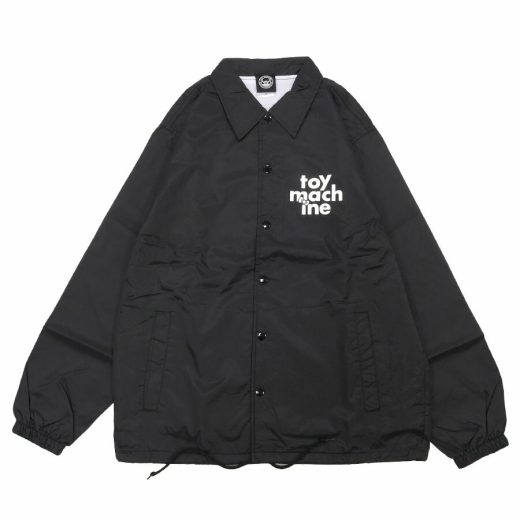 TOY MACHINE トイマシーン × HALLO KITTY ハローキティBANDANA COACH JACKET　[BLACK](コート アウター コーチジャケット ウィンドブレーカー 両腕プリント ストリート スケート SB メンズ レディーズ ユニセックス ジェンダーレス ハローキティ ブラック 黒)