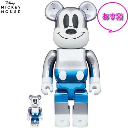 【新品/あす楽】 MEDICOM TOY EXHIBITION 23 開催記念商品 BE@RBRICK fragmentdesign MICKEY MOUSE BLUE Ver. 100％ & 400％/フラグメント ミッキーマウスミッキー ベアブリック メディコムトイ