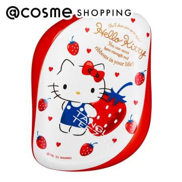 TANGLE TEEZER(タングル ティーザー) コンパクトスタイラー ハローキティ／ストロベリー ヘアブラシ アットコスメ 正規品 ヘアケア