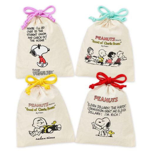 スヌーピー PEANUTS コットンバッグ SS