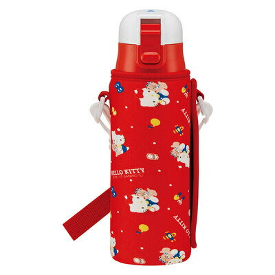 【取寄品】 ダイレクトステンレスボトル カバー付 470mL ハローキティ80'S 【 子供用 台所用品 子ども用 キッチン用品 水筒 】