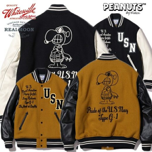 WHITES VILLE アワードジャケット No.WV15444 BUZZ RICKSON'S × PEANUS 