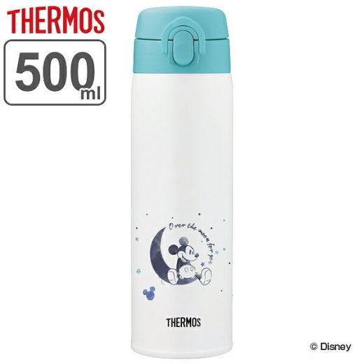 調乳用 水筒 500ml サーモス thermos JNX-502DS ステンレス ミッキー （ 粉ミルク 調乳 赤ちゃん お湯 持ち運び 調乳ボトル ボトル ディズニー キャラクター ミッキーマウス 魔法瓶 保温 保冷 ） 【39ショップ】