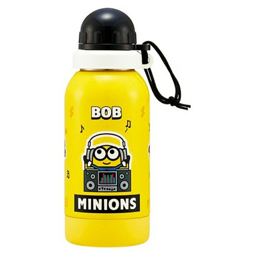 水筒 ステンレスボトル 常温ドリンク用 580ml MINIONS ミニオン ミニオンズ SKATER スケーター 可愛い 水分補給 一層構造 軽量 抗菌 592034-SSSC6 ◆宅