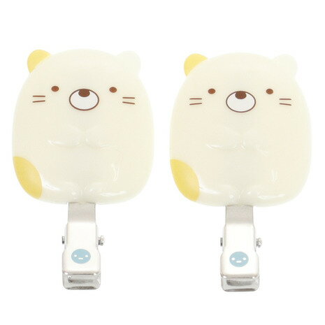 すみっコぐらし（Sumikkogurashi）（レディース、キッズ）ヘアクリップ ねこ FE32104