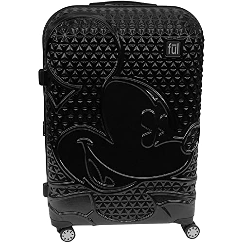 スーツケース キャリーバッグ ビジネスバッグ ビジネスリュック バッグ FUL Disney Mickey Mouse 29 Inch Rolling Luggage, Hardshell Suitcase with Spinner Wheels, Blackスーツケース キャリーバッグ ビジネスバッグ ビジネスリュック バッグ