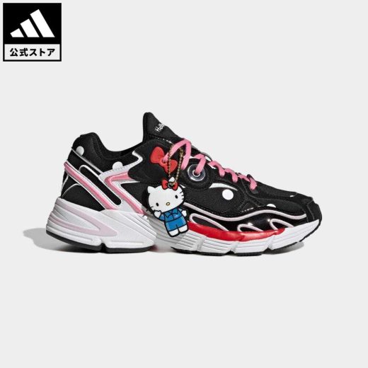 【公式】アディダス adidas 返品可 ハローキティ adidas Astir / Hello Kitty adidas Astir オリジナルス メンズ レディース シューズ・靴 スニーカー 黒 ブラック GW7166 ローカット 厚底スニーカー