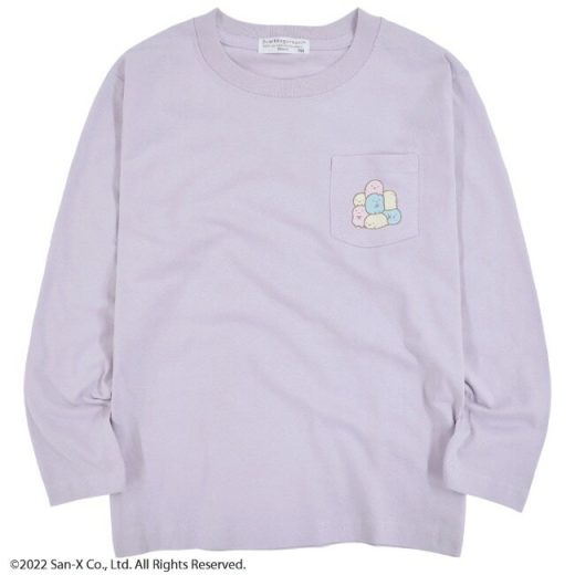 すみっコぐらし サンエックス Tシャツ 長袖 キッズ 子供 ポケット 付き プリント