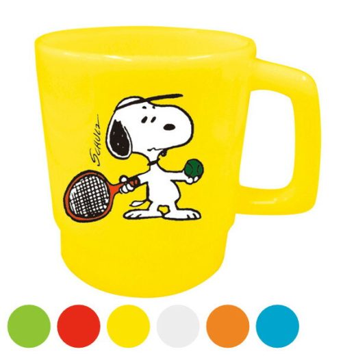 マグカップ 350ml スヌーピー ピーナッツ コップ プラスチック 日本製 キャラクター （ 電子レンジ対応 マグ カップ SNOOPY プラコップ 割れにくい うがい 歯磨き おしゃれ かわいい ） 【39ショップ】