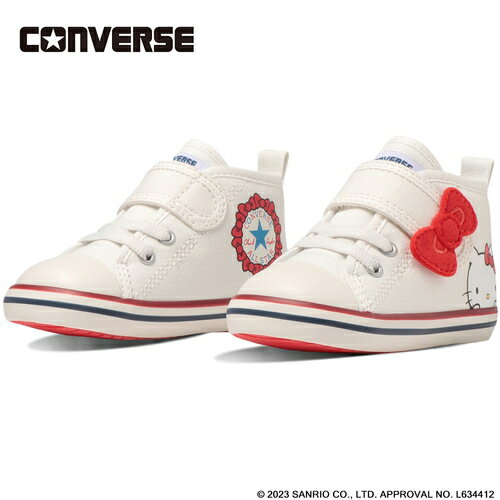 コンバース CONVERSE キッズ スニーカー ベビー オールスター N ハローキティ V-1 ホワイト 37302570