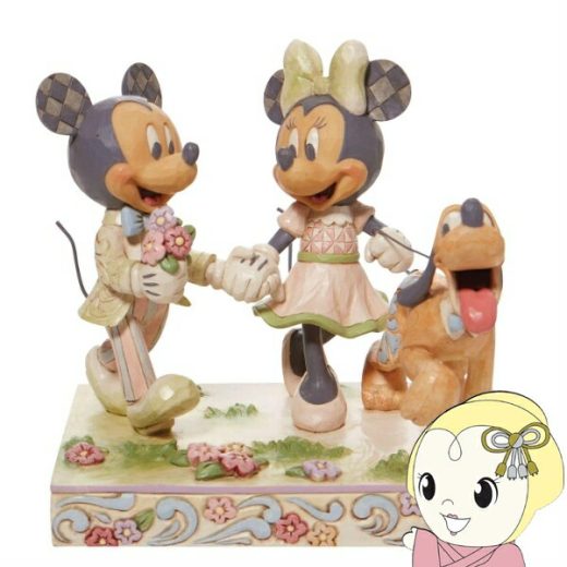 ホワイトウッドランド ミッキー＆ミニー enesco エネスコ Disney Traditions ディズニー・トラディション ディズニーフィギュア 6010101【KK9N0D18P】