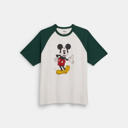 【SALE／77%OFF】COACH OUTLET 【DISNEY X COACH】ミッキーマウス / Tシャツ コーチ　アウトレット トップス カットソー・Tシャツ ホワイト【RBA_E】【送料無料】