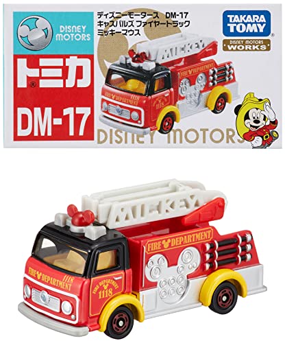 タカラトミー『 トミカ ディズニーモータース DM-17 ファイヤートラック ミッキーマウス(仮) 』 ミニカー 車 おもちゃ 3歳以上 箱入り 玩具安全基準合格 STマーク認証 TOMICA TAKARA TOMY