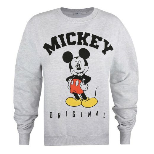 【送料無料】 ディズニー レディース パーカー・スウェット アウター Crew Neck Jumper Mickey Mouse