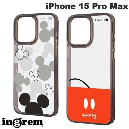 [ネコポス送料無料] ingrem iPhone 15 Pro Max ディズニー ハイブリッドケース Charaful Multi イングレム (スマホケース・カバー) ミッキーマウス ミッキーMicky