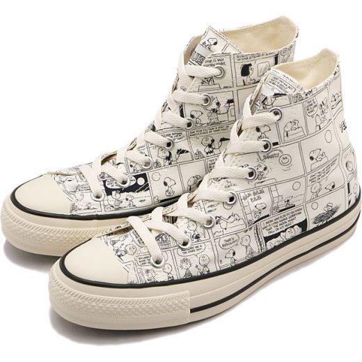 【20％OFF／SALE】コンバース CONVERSE レディース スニーカー オールスターアール ピーナッツ CP ハイカット [31310731 SS24] ALL STAR (R) PEANUTS CP HI 靴 スヌーピー コラボ 総柄 OFF-WHITE【ts】【e】