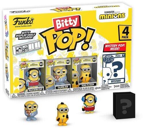 Funko FUNKO BITTY POP!: Minions - Roller Skating Stuart 4PK [New Toy] Vinyl Figure