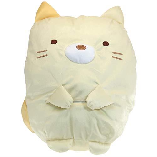 丸眞 ティッシュカバー すみっコぐらし ねこカバー キャラクター型 6575014200 h35×w31.5cm