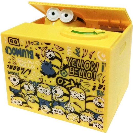 600-1820/サンタン/【minions COIN BANK】ミニオンズコインバンク/お金/貯金/インテリア/キャラクター/小銭/映画/ギフト/プレゼント