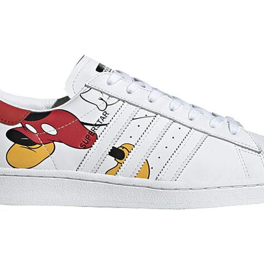 アディダス スーパースター 白色 ホワイト ゴールド スニーカー メンズ 【 ADIDAS SUPERSTAR MICKEY MOUSE / CLOUD WHITE GOLD METALLIC 】